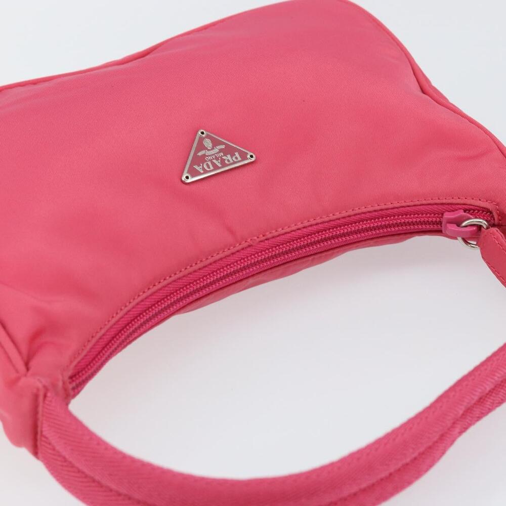 PRADA Hand Pouch Nylon Pink Auth 157315V - Picture 6 of 16